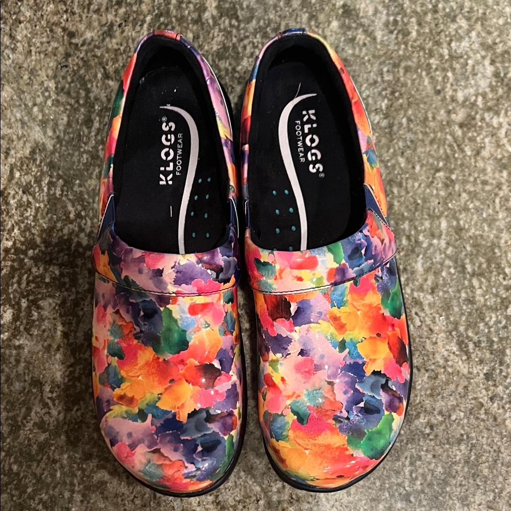 Klogs Colorful Floral Women's Mules